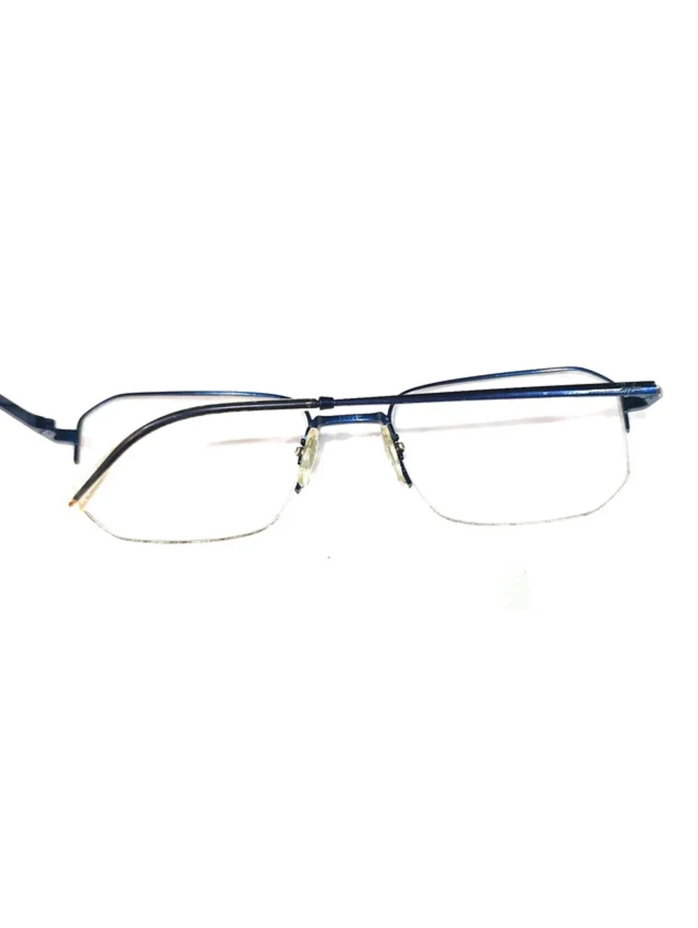 Ray Ban RB6449 3079 Blue Metal Square Eyeglasses 51-19 145